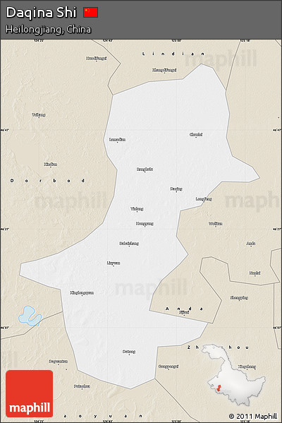 Classic Style Map of Daqina Shi