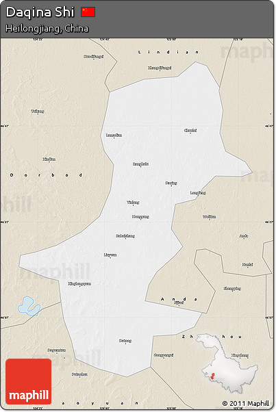 Classic Style Map of Daqina Shi