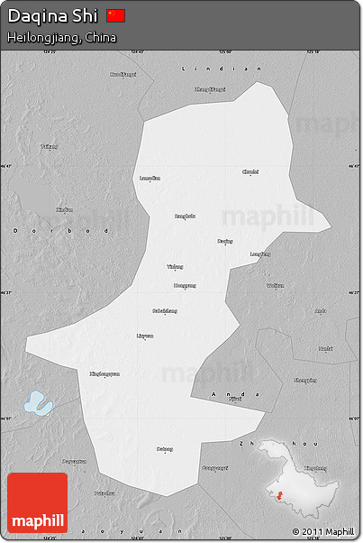 Gray Map of Daqina Shi