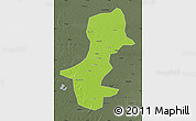 Physical Map of Daqina Shi, darken, semi-desaturated