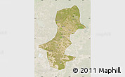 Satellite Map of Daqina Shi, lighten