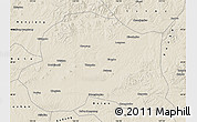 Shaded Relief Map of Dedu