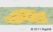 Savanna Style Panoramic Map of Dedu
