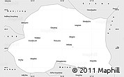 Silver Style Simple Map of Dedu