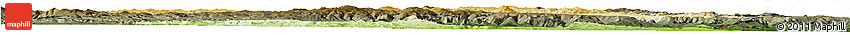 Physical Horizon Map of Dongning, darken