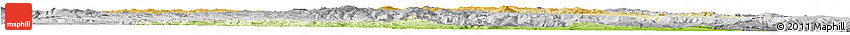 Physical Horizon Map of Dongning, desaturated