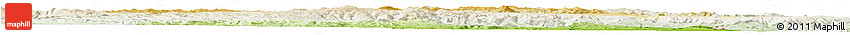 Physical Horizon Map of Dongning, lighten
