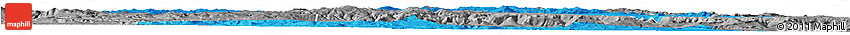 Political Horizon Map of Dongning, desaturated