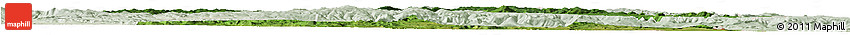 Satellite Horizon Map of Dongning, lighten