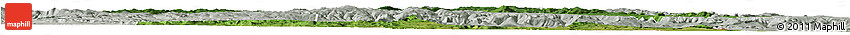 Satellite Horizon Map of Dongning, lighten, semi-desaturated