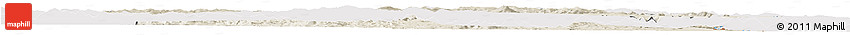 Shaded Relief Horizon Map of Dongning, cropped outside