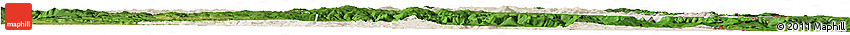Shaded Relief Horizon Map of Dongning, satellite outside