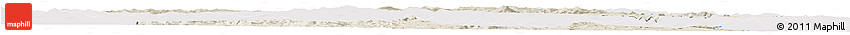 Shaded Relief Horizon Map of Dongning, single color outside