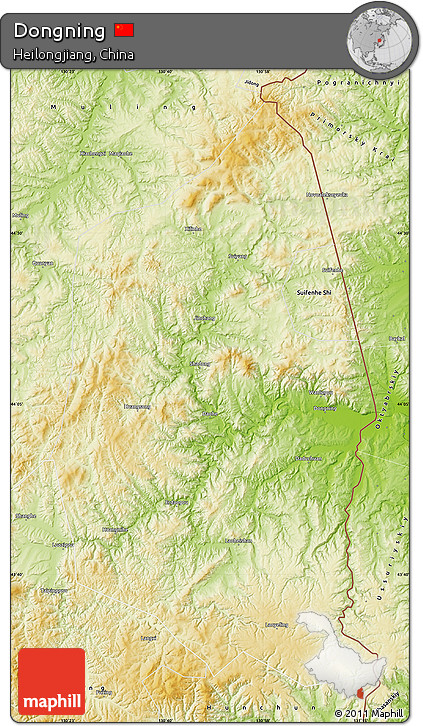 Physical Map of Dongning