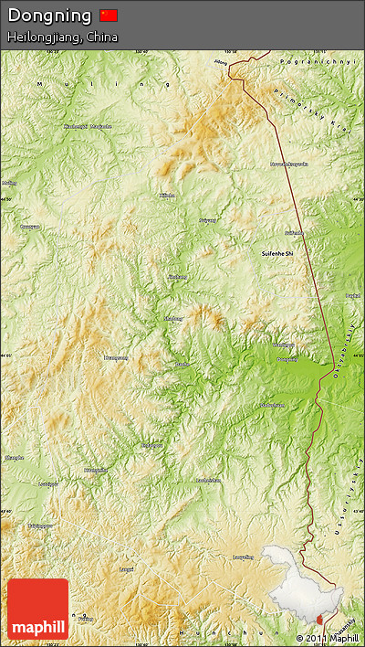 Physical Map of Dongning