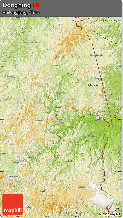 Physical Map of Dongning