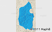 Political Map of Dongning, shaded relief outside