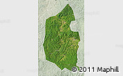 Satellite Map of Dongning, lighten
