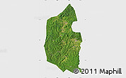 Satellite Map of Dongning, single color outside