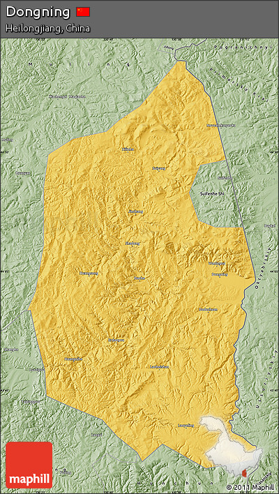 Savanna Style Map of Dongning