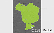 Physical 3D Map of Dorbod, darken, desaturated
