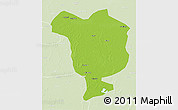 Physical 3D Map of Dorbod, lighten