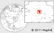 Blank Location Map of Dorbod