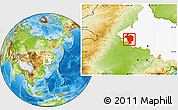 Physical Location Map of Dorbod, highlighted parent region