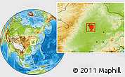 Physical Location Map of Dorbod