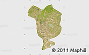 Satellite Map of Dorbod, single color outside