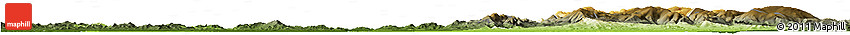 Physical Horizon Map of Fangzheng, darken