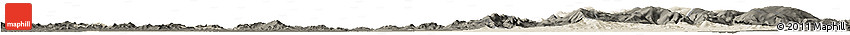 Shaded Relief Horizon Map of Fangzheng, darken Shaded Relief Horizon Map of Fangzheng, darken