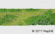 Satellite Panoramic Map of Fangzheng
