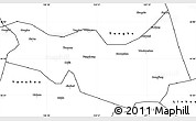 Blank Simple Map of Fangzheng