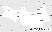Silver Style Simple Map of Fangzheng, single color outside