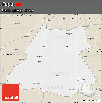 Classic Style Map of Fuyu