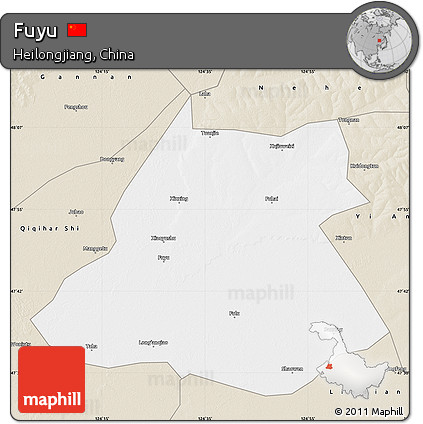 Classic Style Map of Fuyu