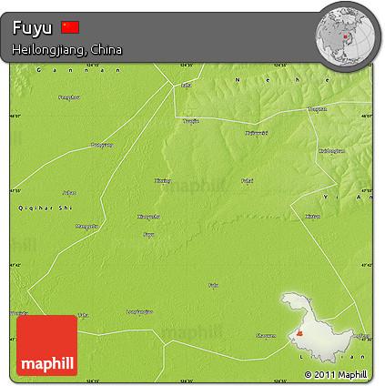 Physical Map of Fuyu