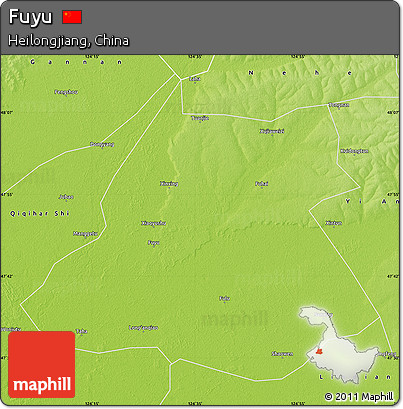 Physical Map of Fuyu