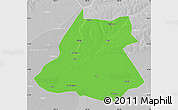 Political Map of Fuyu, lighten, desaturated