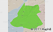 Political Map of Fuyu, lighten, semi-desaturated
