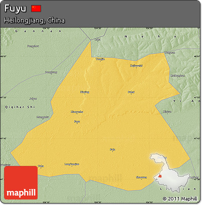 Savanna Style Map of Fuyu