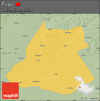 Savanna Style Map of Fuyu