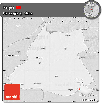 Silver Style Map of Fuyu