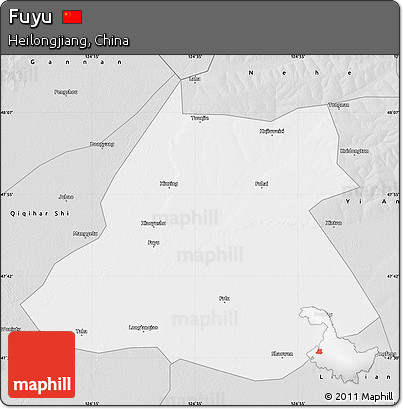 Silver Style Map of Fuyu