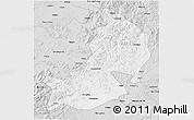 Silver Style 3D Map of Hailin