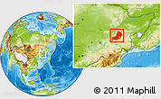 Physical Location Map of Hailin