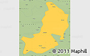 Savanna Style Simple Map of Hailin