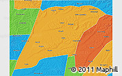 Political 3D Map of Hailun