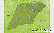 Satellite 3D Map of Hailun, physical outside